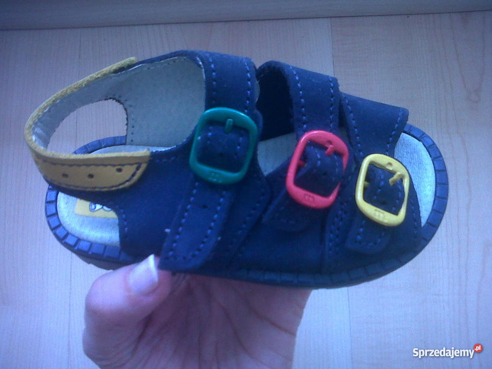 sandałki r23TEDDY SHOESskóra nauralna prodzach 14cm Kraków