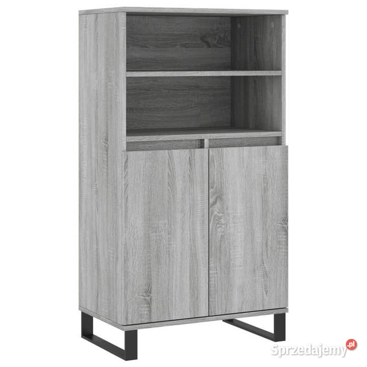Wysoka szafka szary dąb sonoma 60x36x110 Warszawa