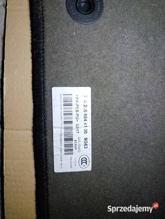 Mercedes w205 dywaniki AMG