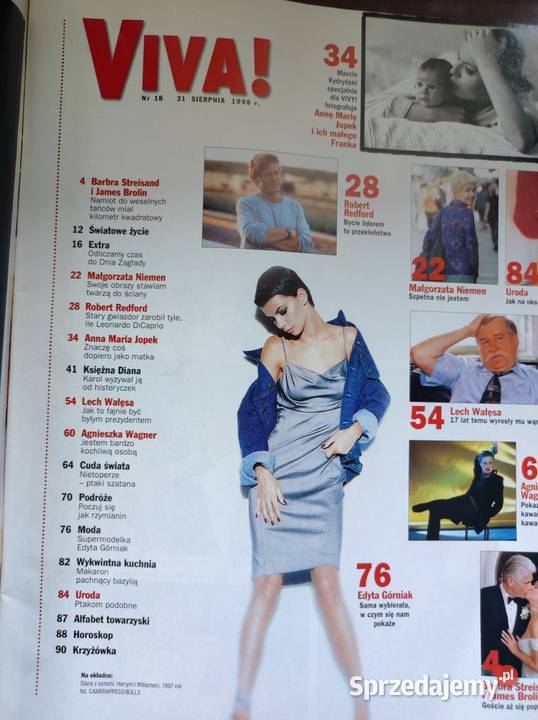 Viva 1998 Księżna Diana Redford Górniak Jopek
