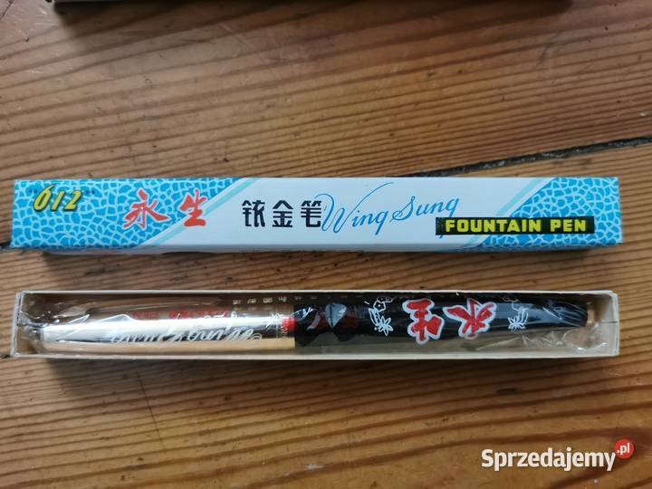 Chińskie pióra wieczne PRL nowe dziewicze Lębork