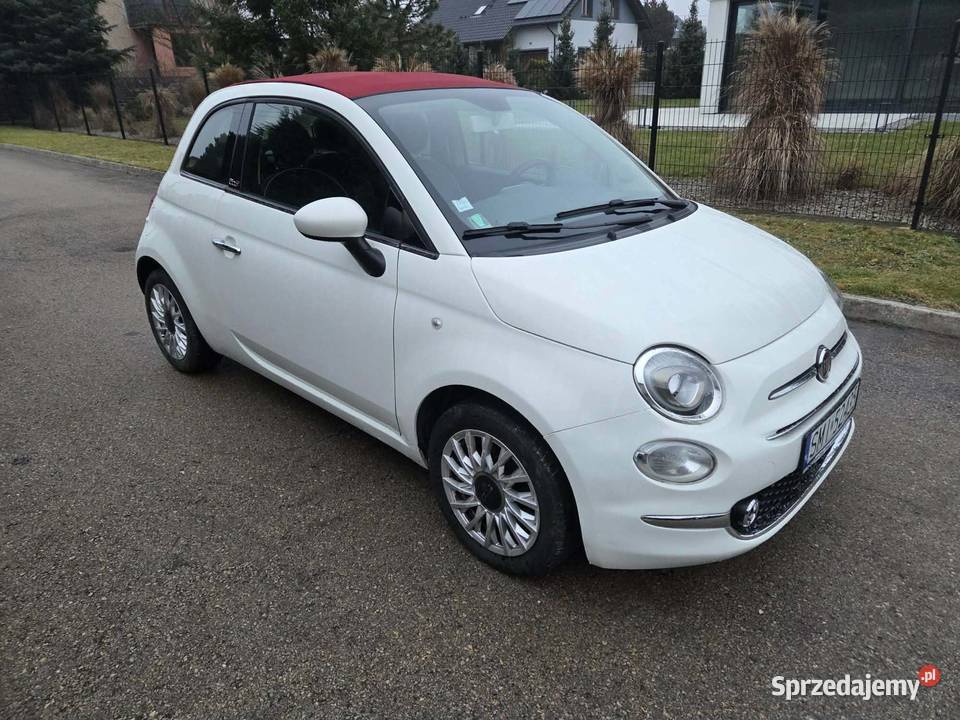 Fiat 500 12 2016 cabrio śląskie Orzesze
