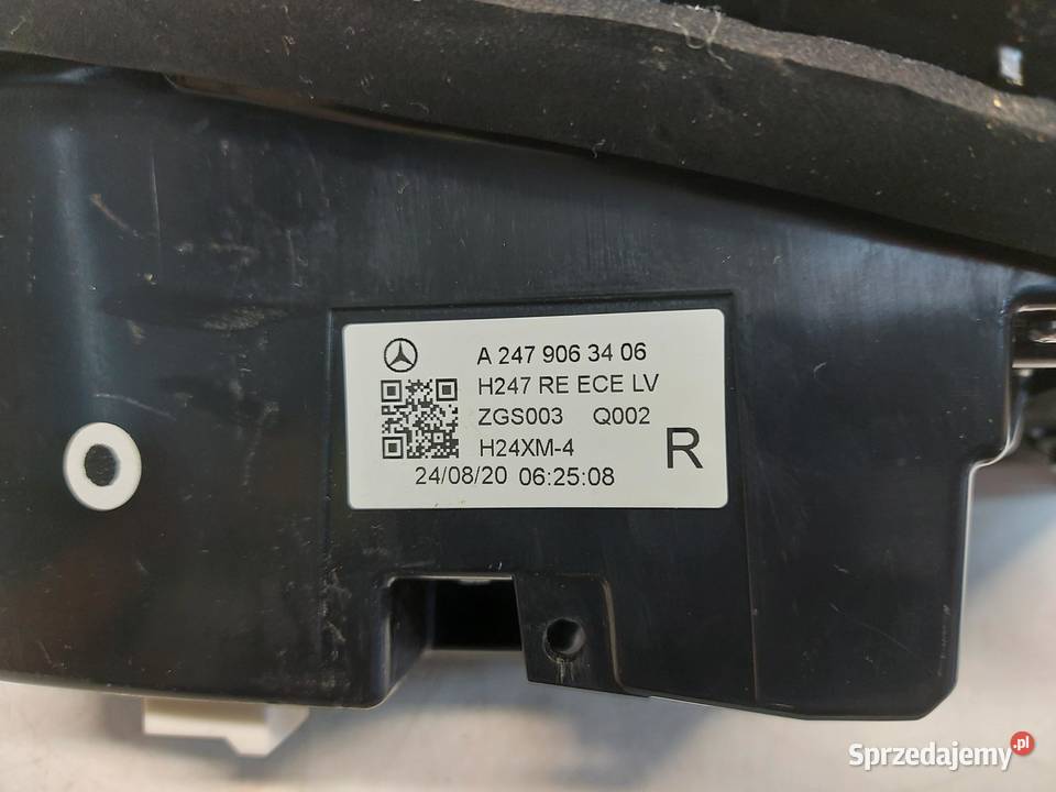 Mercedes GLA II W247 H247 LAMPA PRAWY TYŁ W osobowe sprzedam