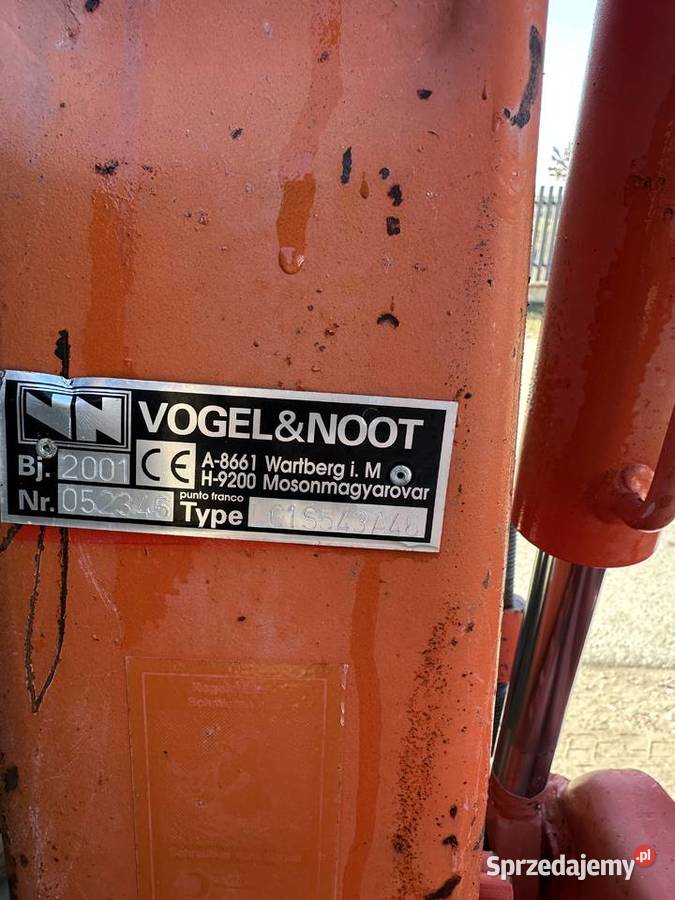 Pług VogelNoot 3 skibowy obrotowy podlaskie Kuzie sprzedam