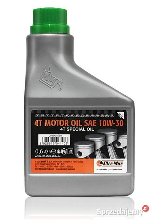 OLEOMAC 10W30 4T OLEJ SILNIKOWY 10W30 SAE30 06L Narzędzia ogrodnicze sprzedam