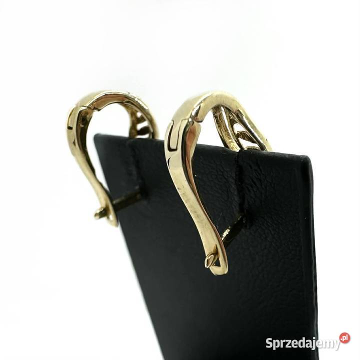 Złote Kolczyki pr 585 151g Zegarki i Biżuteria Elbląg sprzedam