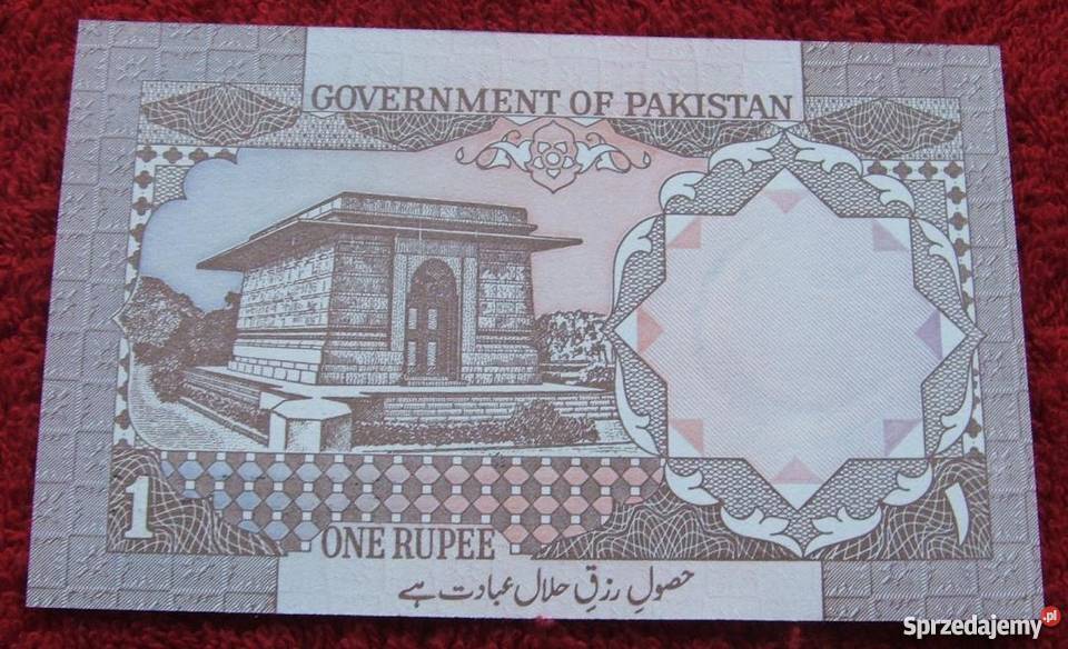 PAKISTAN 1 Rupee Kolekcjonerski Banknot 1 sztuka Katowice