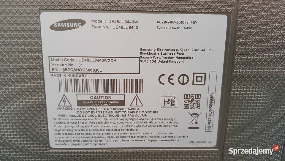 Samsung 48 4K UHD smart tv 48cale Szczecin