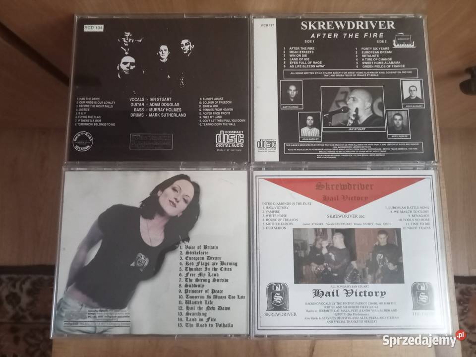 zespoł skrewdriver muzyka na płytach cd Nowy Tomyśl
