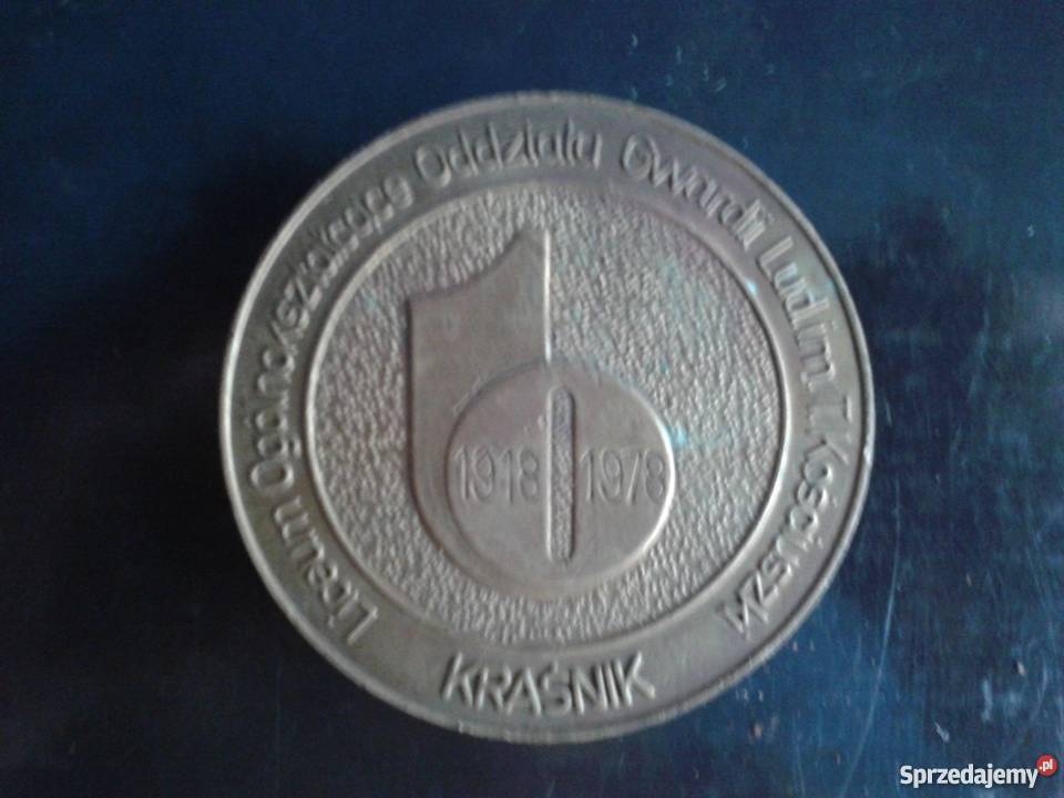 Medal krasnik 19181978 Jednoczy nas milosc ojczy Skierbieszów sprzedam
