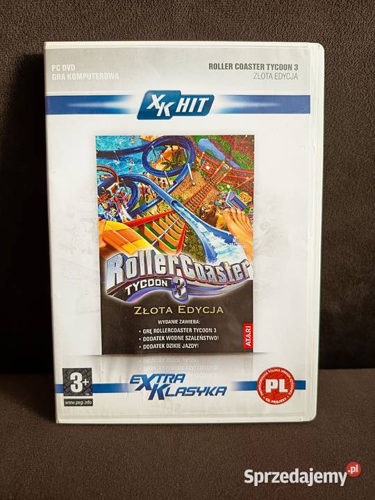 RollerCoaster Tycoon 3 Złota Edycja Gra strategiczne podlaskie Suwałki