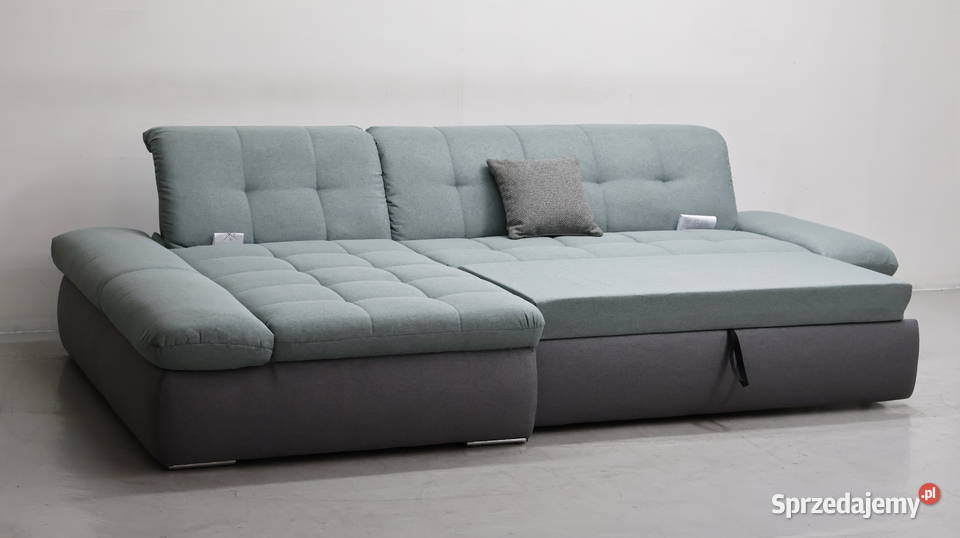 SCX nowoczesny narożnik z funkcja spania FOTEL 80cm Poznań