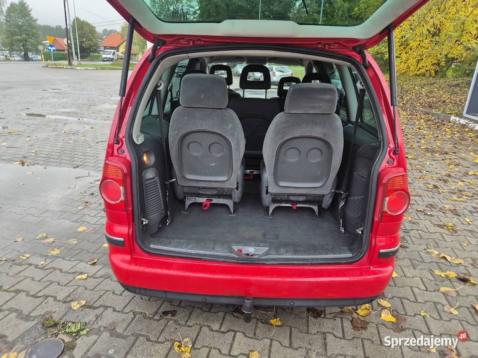 Volkswagen Sharan LIFT4x4 4 motion 7 osób 19 TDI czerwony Bujaków