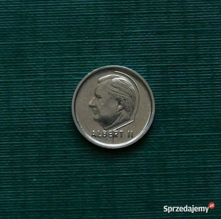 BELGIA 1 frank 1995r Napis holendersku BELGI śląskie Gliwice