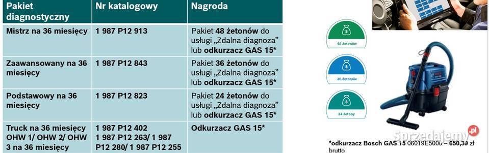 Esi 20 pakiet Podstawowy Bosch KTS560 Motoryzacja Bielsko-Biała