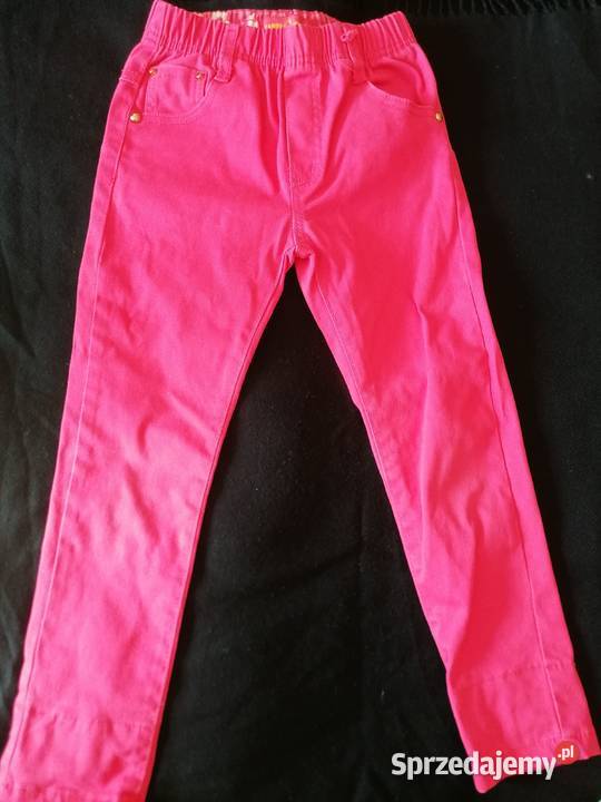 Spodnie dżinsowe malinowe HAPPY HOUSE rozmiar Spodnie sprzedam