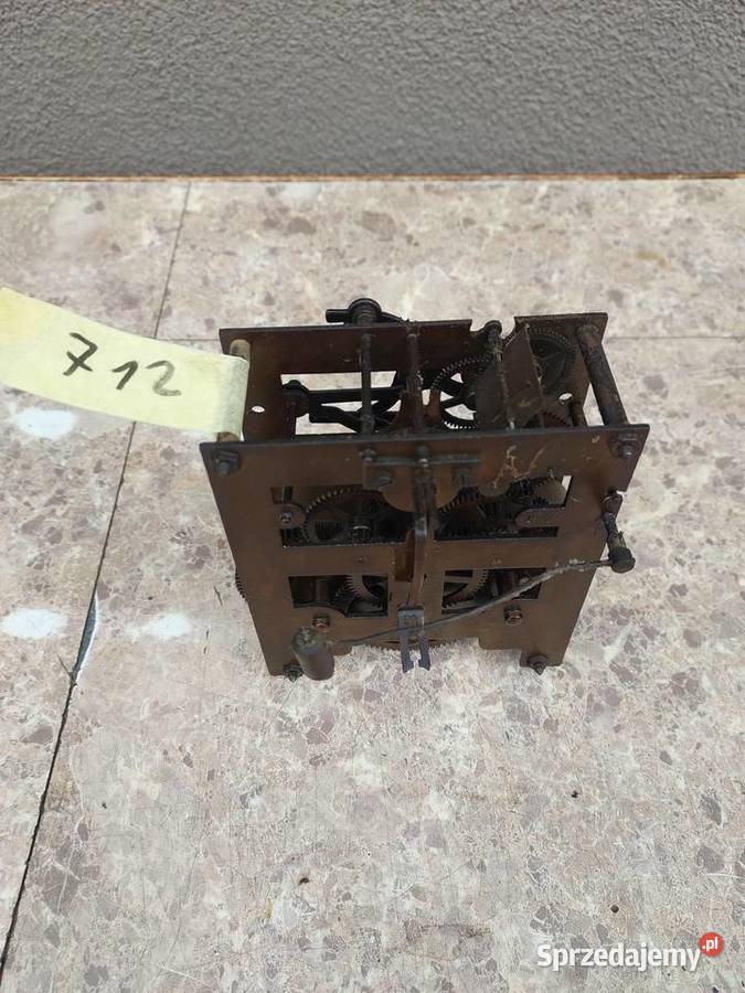 712 Mechanizm starego zegara ściennego Dufa P46 Tczew sprzedam