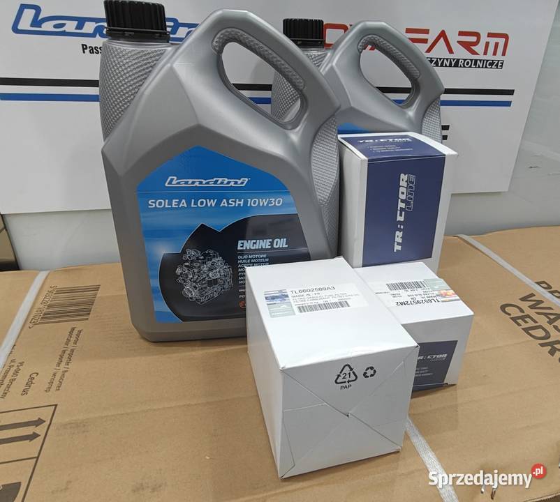 Zestaw filtrów i olej do LANDINI REX4 z linii Wólka Lesiewska