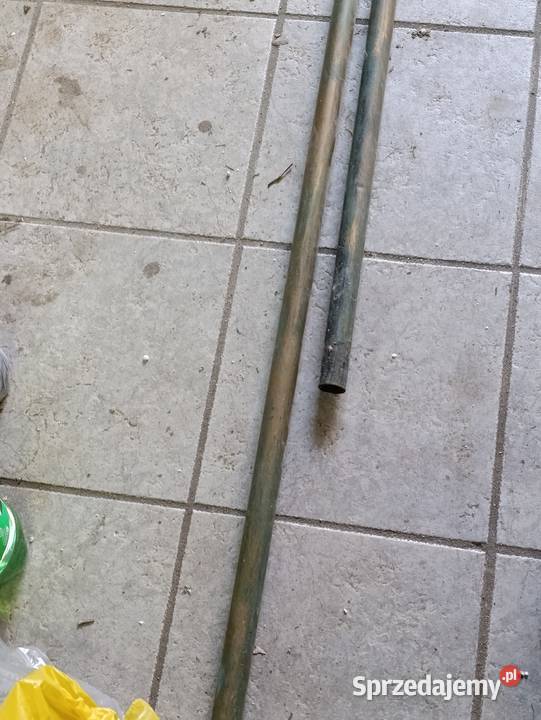 dwie rurki metalowe komplet Pozostałe wielkopolskie sprzedam