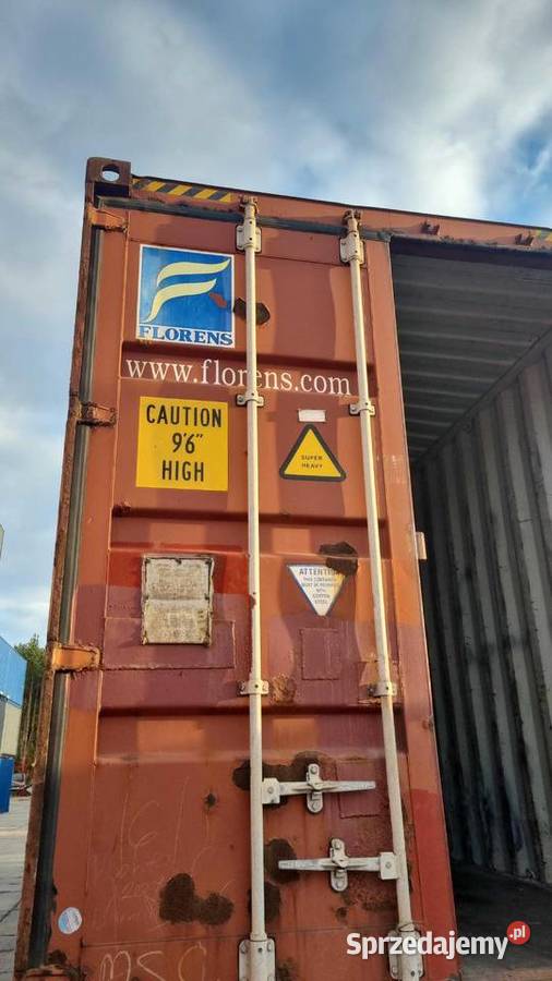 Kontener magazynowy uszkodzony 12m40HC mazowieckie Warszawa