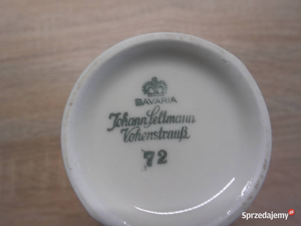 Porcelanowy wazon herb BERLIN BAVARIA Raszków