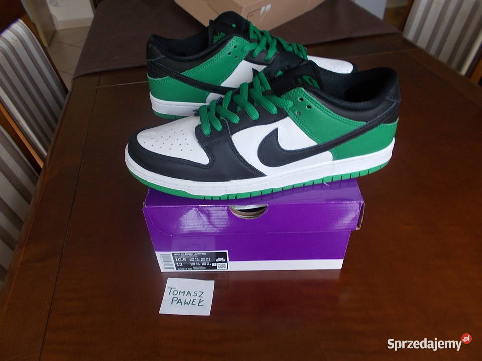 r Eur 45 i 445 Nike SB Dunk Low Classic Green Poznań