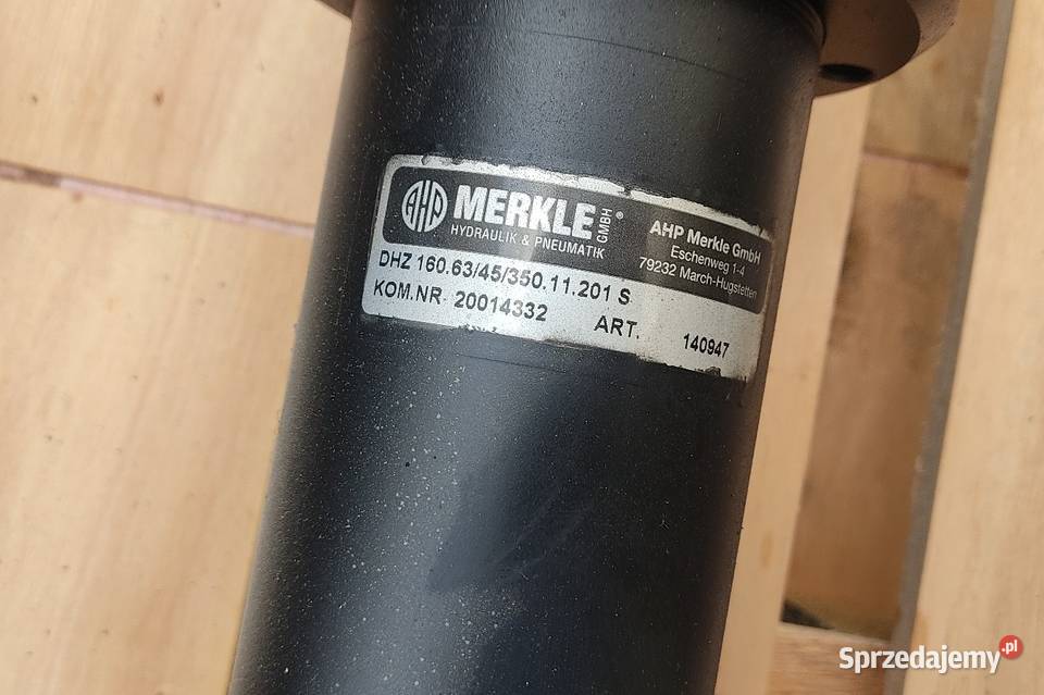 siłownik hydrauliczny AHP Merkle DHZ1606345350 Nowy Tomyśl sprzedam