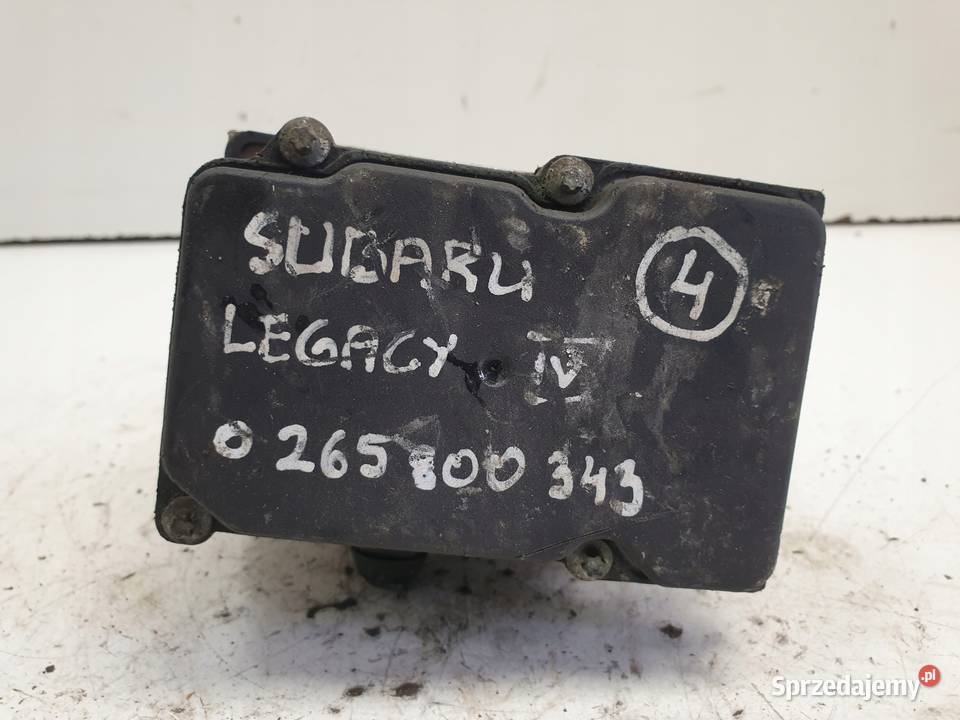 Subaru Legacy IV POMPA ABS hamulcowa 0265800343 lubelskie Rudka