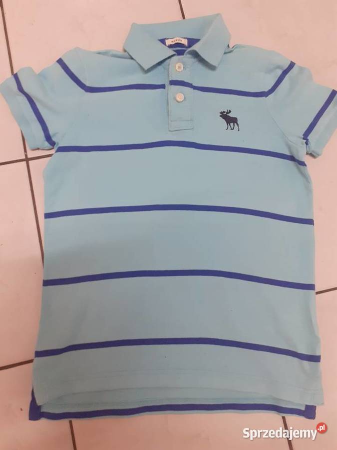 Turkusowe polo Abercrombie śląskie Sosnowiec