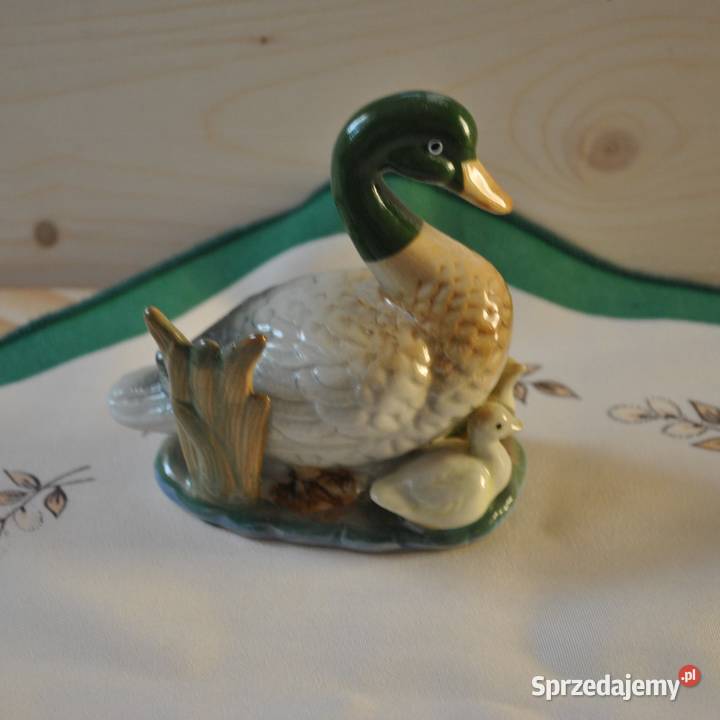 Porcelanowa kacza rodzinka Porcelana i szkło Szczytno