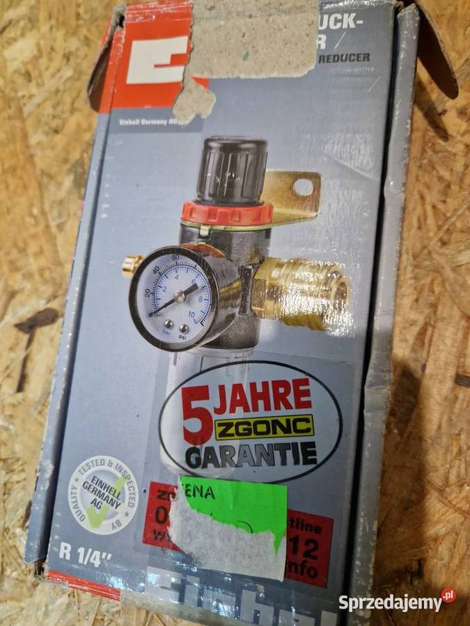 ODWADNIACZ Z FILTREM POWIETRZA I REDUKTOREM 14 Głogowa sprzedam