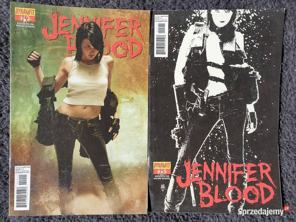 Jennifer Blood zestaw 14 komiksów USA Żeński Gdynia
