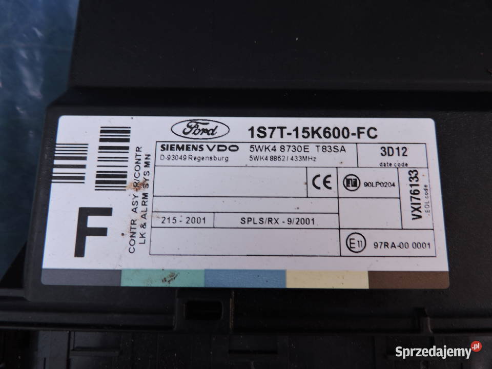 Moduł komfortu Ford focus mk1 18 TDCI Myszków