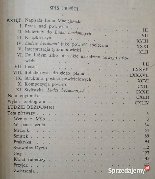 Ludzie bezdomni Stefan Żeromski Gdańsk