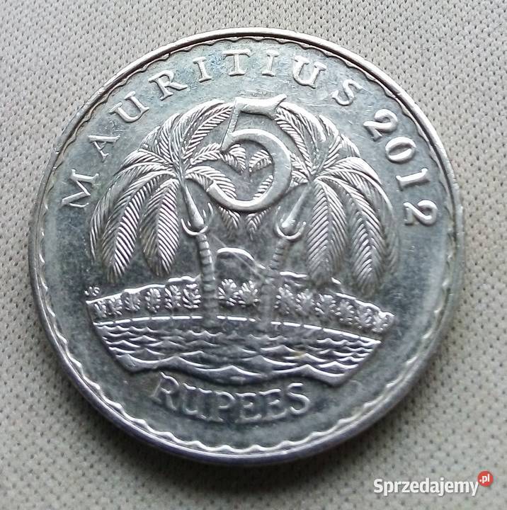 MAURITIUS 5 RUPEES 2012 r Numizmatyka Legionowo