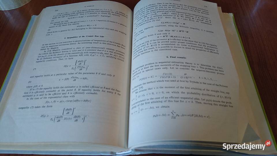 Mathematical statistics Bartoszyński Koronacki Gdańsk sprzedam