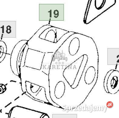 John Deere 8110 8210 8310 8410 Nośnik Układu Jastrzębniki