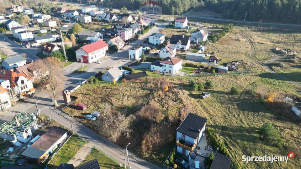 Działka budowlana 900 m Kamienica Królewska asfalt