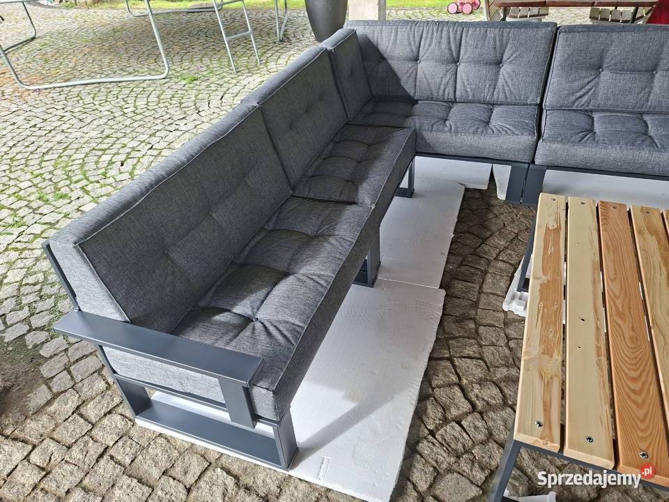 Meble ogrodowe narożnik z stołem Zestawy mebli ogrodowych Bielany Wrocławskie
