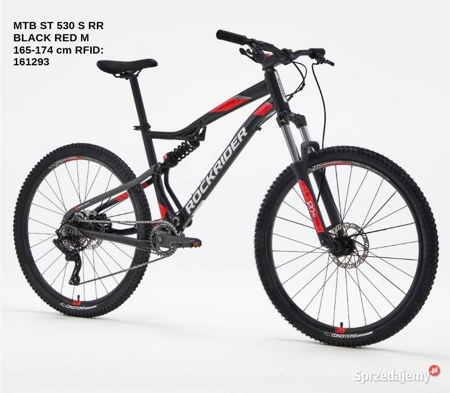 Rower MTB ROCKRIDER ST 530 S RR BLACK RED M Piekary Śląskie