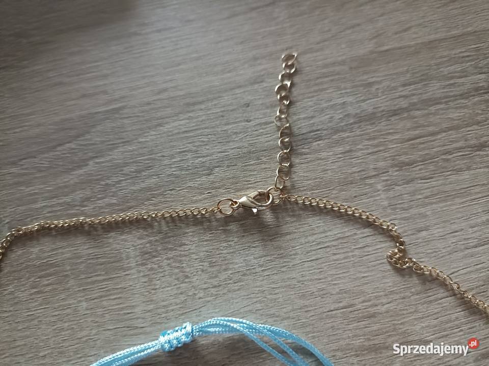 Naszyjnik damski niebieski motyl plus pomorskie Kwidzyn