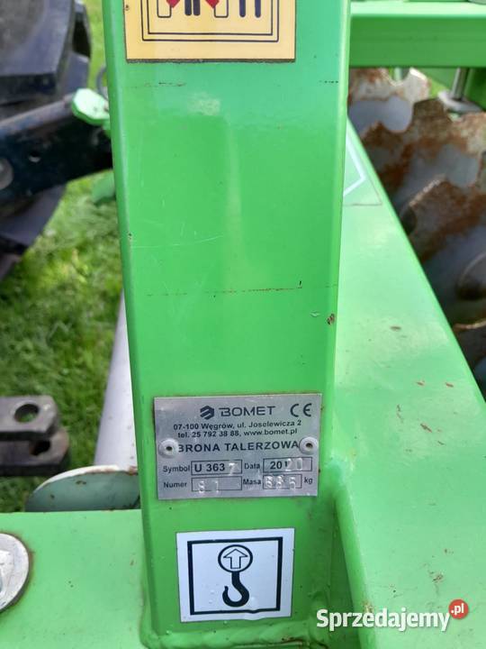 Sprzedam bronę talerzową