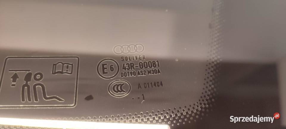 AUDI A7 4G SZYBA KAROSERYJNA PRAWY TYŁ SPORTBACK dolnośląskie