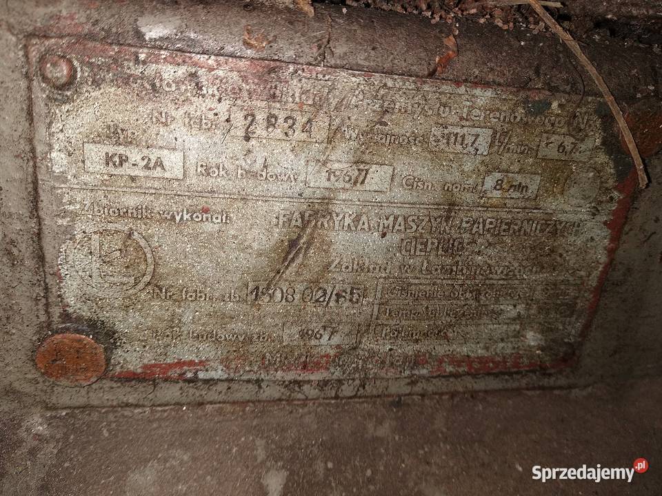 Kompresor sprężarka butla niekompletny prl Kruszwica