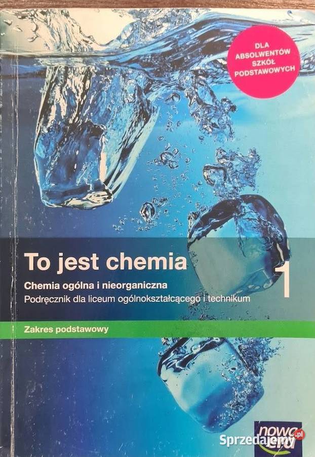 To jest chemia 1 Podręcznik Zakres podstawowy Osięciny