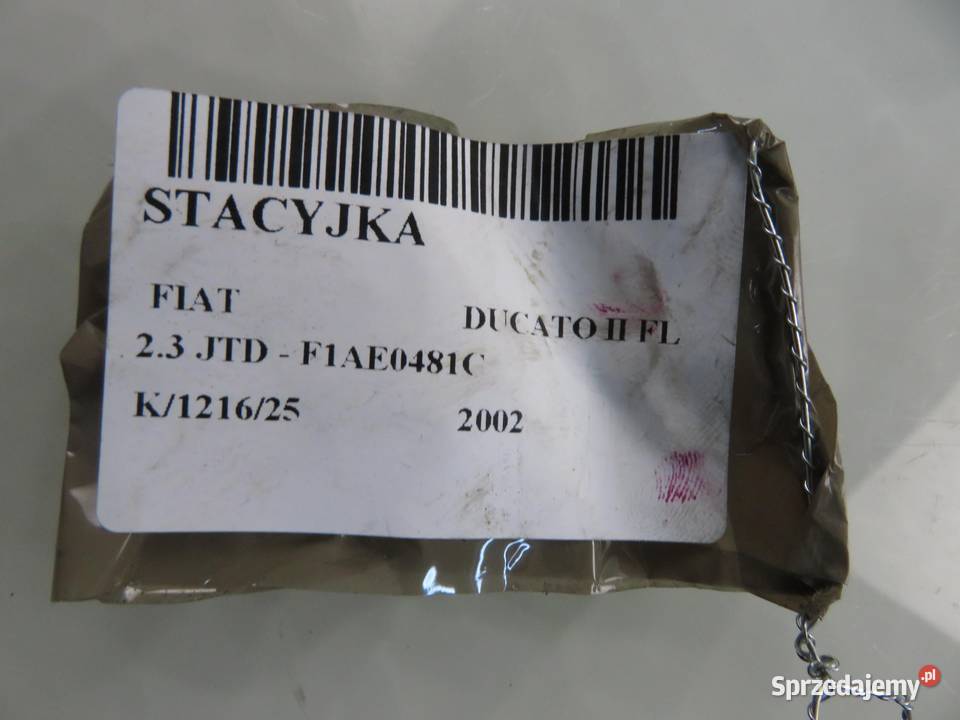 STACYJKA FIAT DUCATO II FL 01099001 sprzedam
