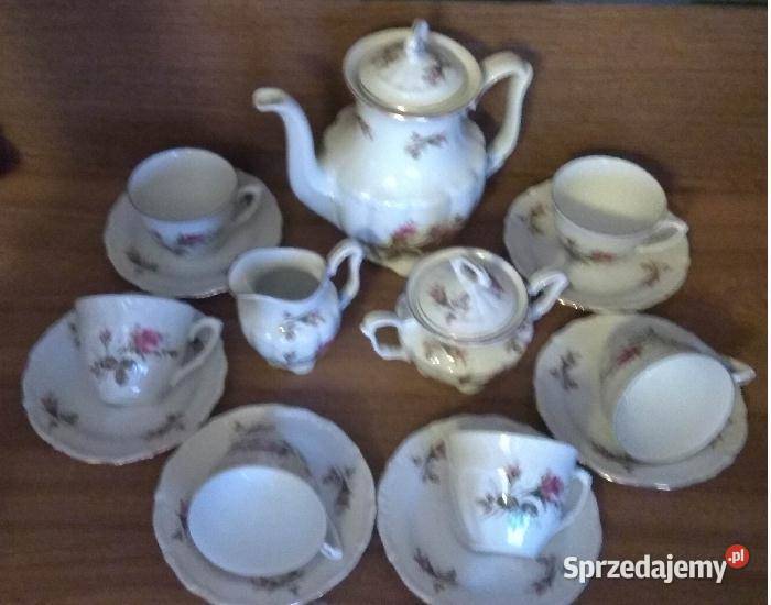 Serwis kawowy biały Góra