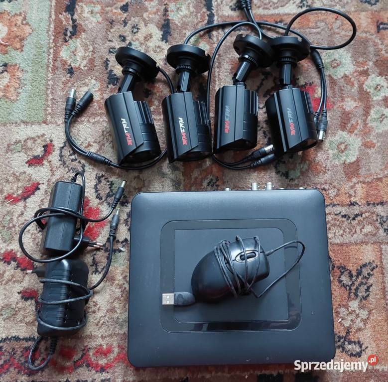 monitoring 4CH AHD DVR 4 kamery 50MP HD dysk 1tb Rydułtowy