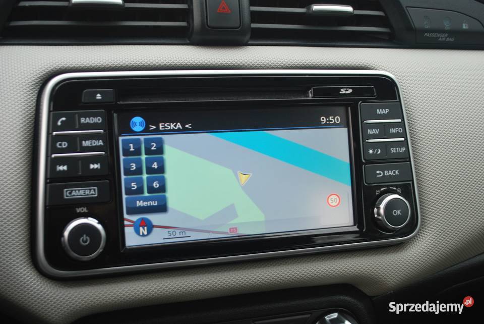 Nissan Micra 10 Benzyna Klima Kamera Navi Niski isofix Nowy Sącz