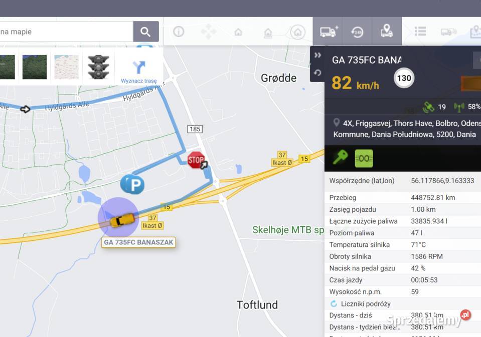 codzienny transport POLSKA DANIA POLSKA Transport towarów Turek